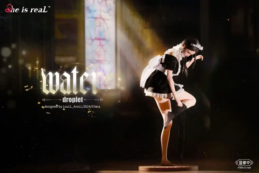 Original Character Dress Series PVC Statue 1/6 She is real Water Droplet Maid 27 cm Produktfoto