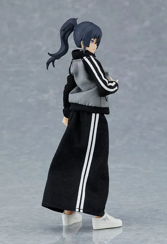 Original Character Figma Actionfigur Female Body (Makoto) with Tracksuit + Tracksuit Skirt Outfit 13 cm Produktfoto