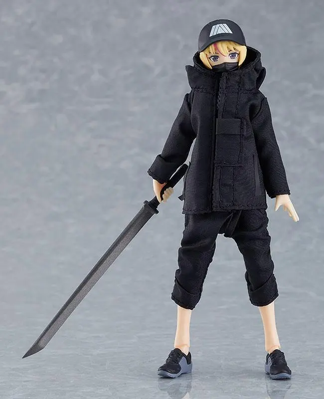 Original Character Figma Action Figur Female Body Yuki with Techwear Outfit 13 cm Produktfoto