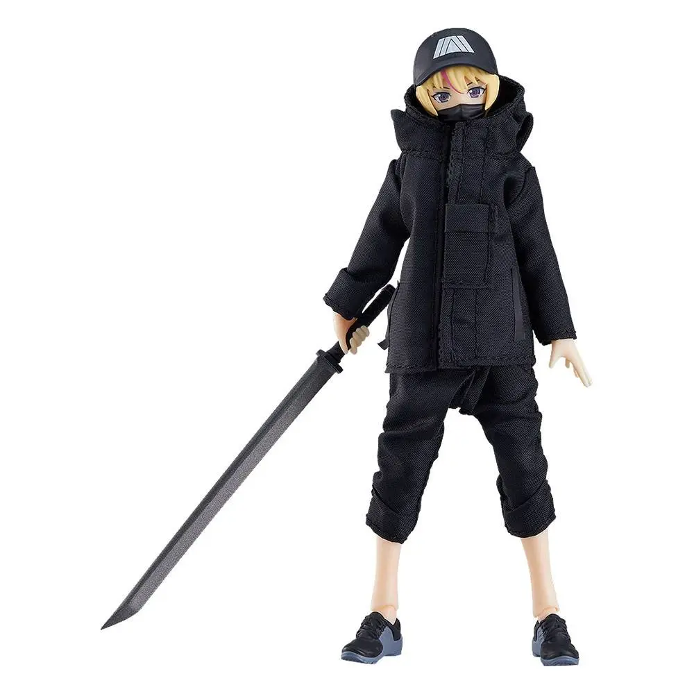 Original Character Figma Action Figur Female Body Yuki with Techwear Outfit 13 cm Produktfoto