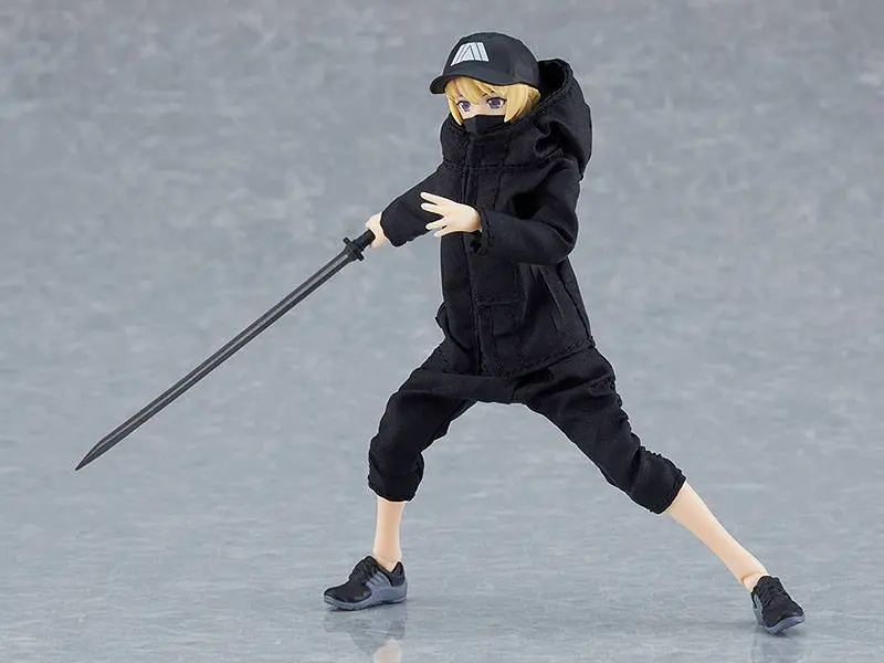 Original Character Figma Action Figur Female Body Yuki with Techwear Outfit 13 cm Produktfoto