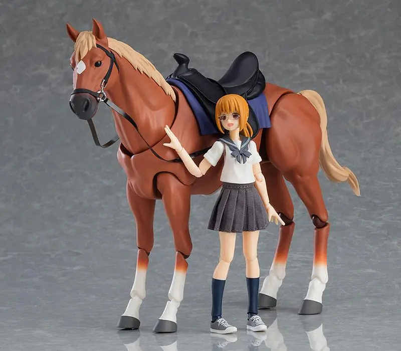 Original Character Figma Actionfigur Horse ver. 2 (Light Chestnut) 19 cm Produktfoto