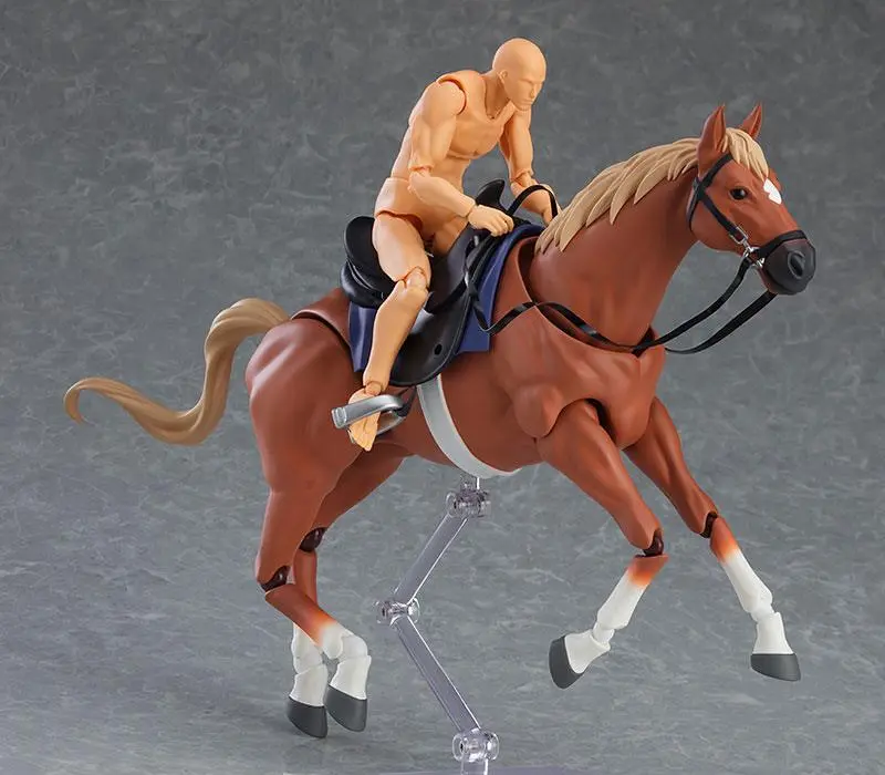 Original Character Figma Actionfigur Horse ver. 2 (Light Chestnut) 19 cm Produktfoto