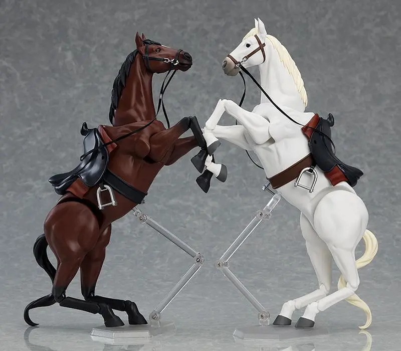 Original Character Figma Actionfigur Horse ver. 2 (White) 19 cm Produktfoto