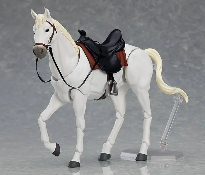 Original Character Figma Actionfigur Horse ver. 2 (White) 19 cm Produktfoto