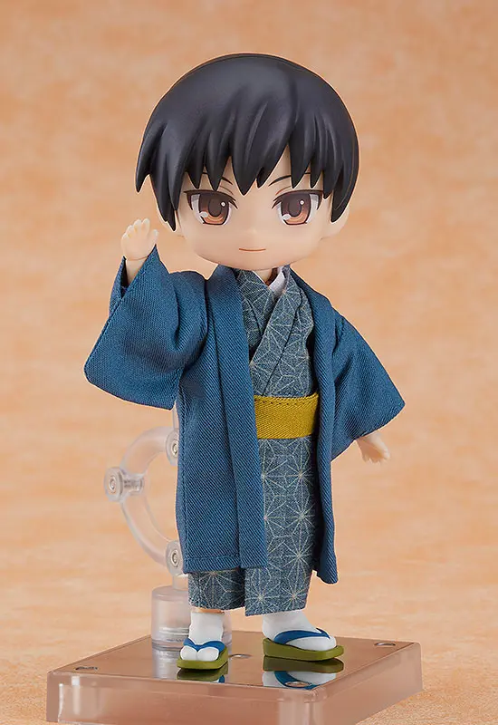 Original Character Zubehör-Set für Nendoroid Doll Actionfiguren Outfit Set: Kimono - Boy (Navy) termékfotó