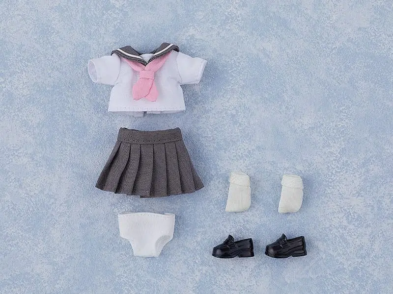 Original Character for Nendoroid Doll Figuren Outfit set: Short-Sleeved Sailor Outfit (Gray) Produktfoto