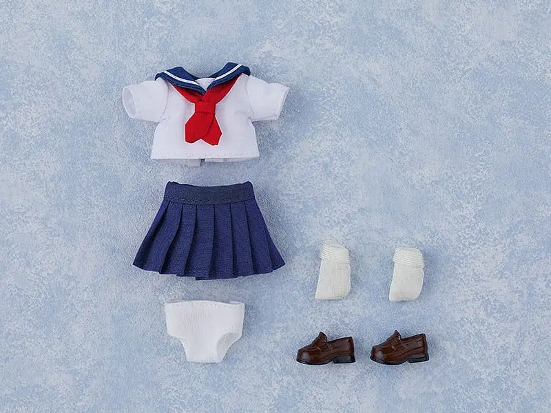 Original Character for Nendoroid Doll Figuren Outfit set: Short-Sleeved Sailor Outfit (Navy) Produktfoto