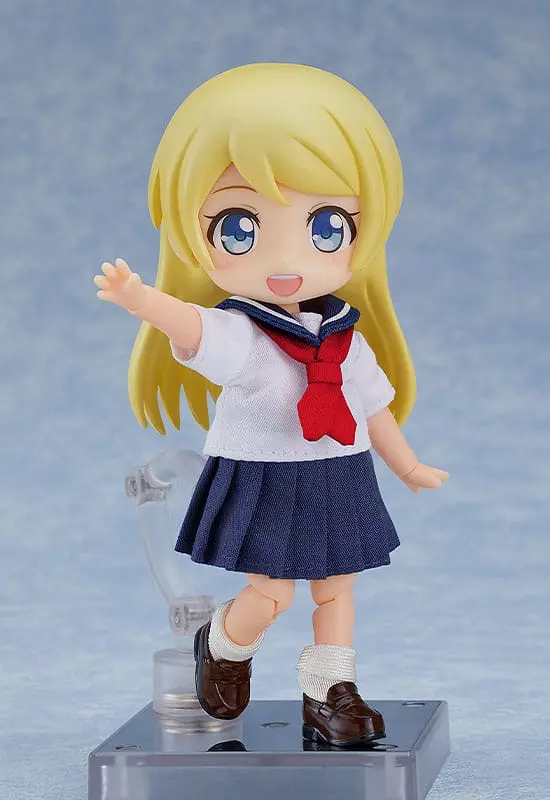 Original Character for Nendoroid Doll Figuren Outfit set: Short-Sleeved Sailor Outfit (Navy) Produktfoto