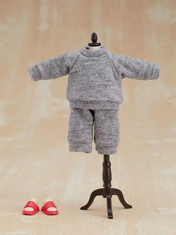 Original Character Zubehör-Set für Nendoroid Doll Actionfiguren Outfit Set: Sweatshirt and Sweatpants (Gray) termékfotó