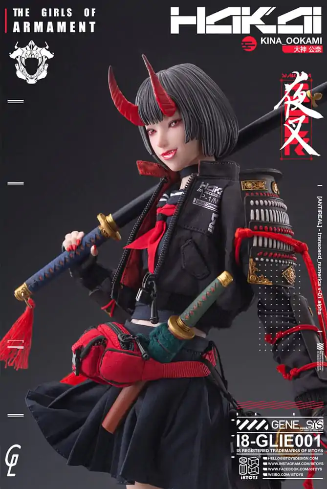 Original Character i8Toys x Gharliera Actionfigur 1/6 The Girls of Armament Kina Ookami 28 cm Produktfoto