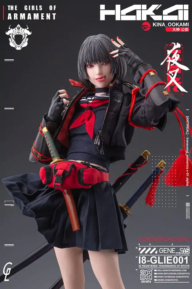 Original Character i8Toys x Gharliera Actionfigur 1/6 The Girls of Armament Kina Ookami 28 cm Produktfoto