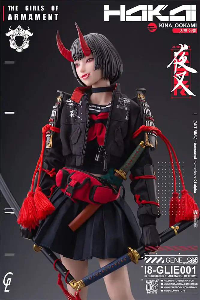 Original Character i8Toys x Gharliera Actionfigur 1/6 The Girls of Armament Kina Ookami 28 cm Produktfoto