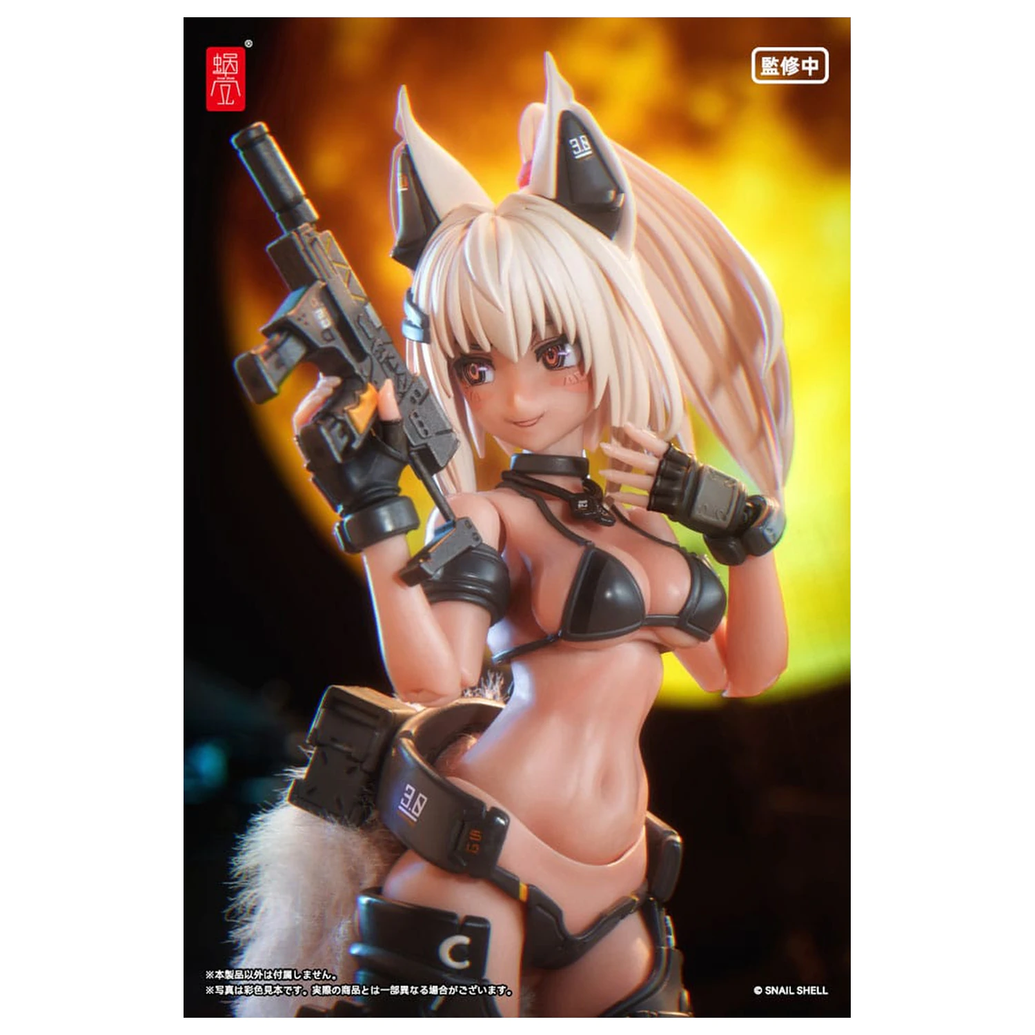 Original Character Action-Figur Bausatz 1/12 RA-04 Kitsunebi Senki Honoka Swimsuit Ver. 15 cm Produktfoto