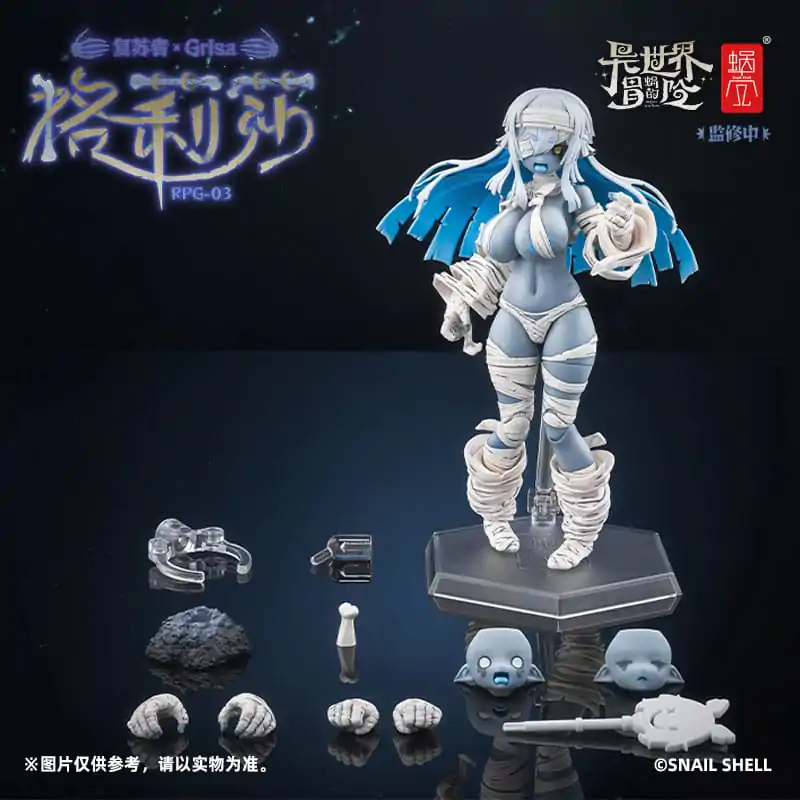 Original Character Actionfigur Kit 1/12 RPG-03 Zombie Girl Grisa 15 cm Produktfoto