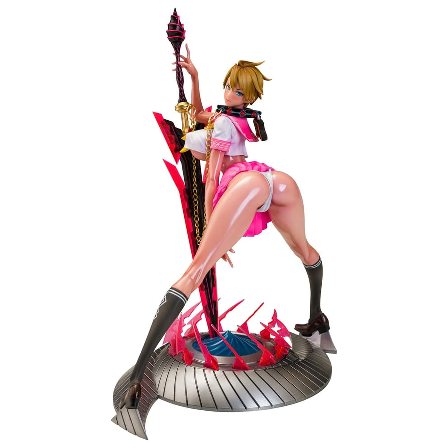 Original Character Mahou Shoujo Series Statue 1/6 Rui Asuka Pink Summer Sailor Ver. Illustration by Raita 29 cm Produktfoto