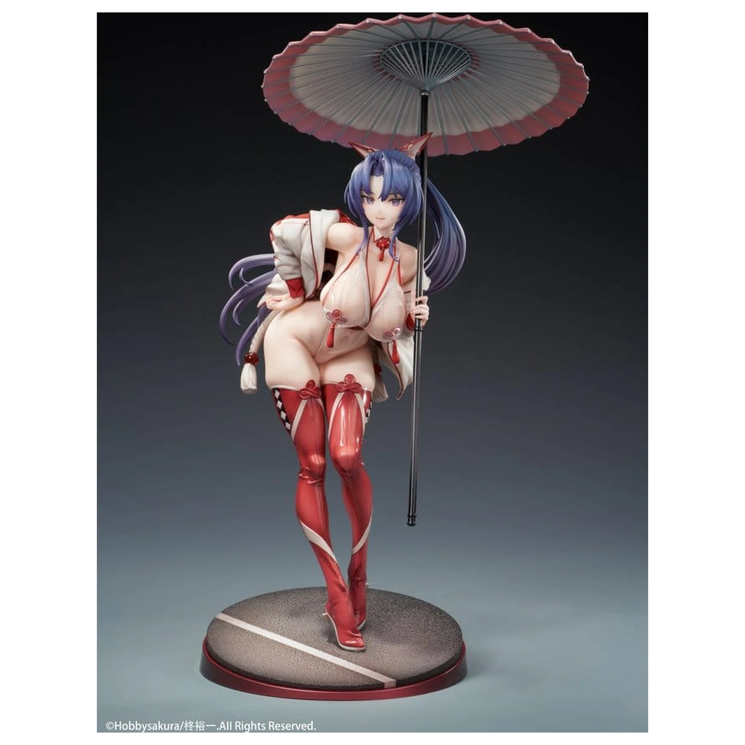 Original Character Miko Shoujo PVC Figur 1/7 Miko Race Queen Ver. 33 cm Produktfoto