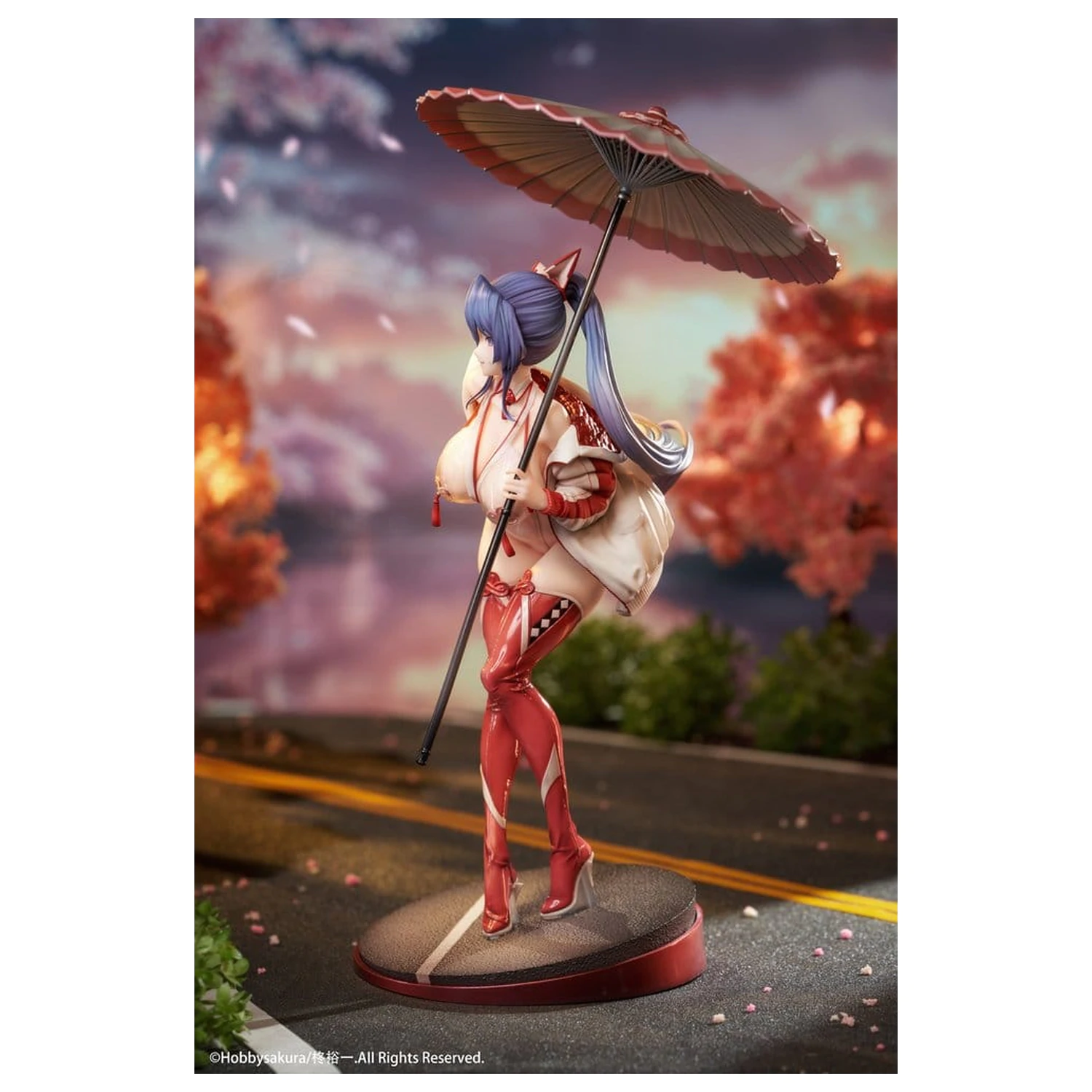 Original Character Miko Shoujo PVC Figur 1/7 Miko Race Queen Ver. 33 cm Produktfoto