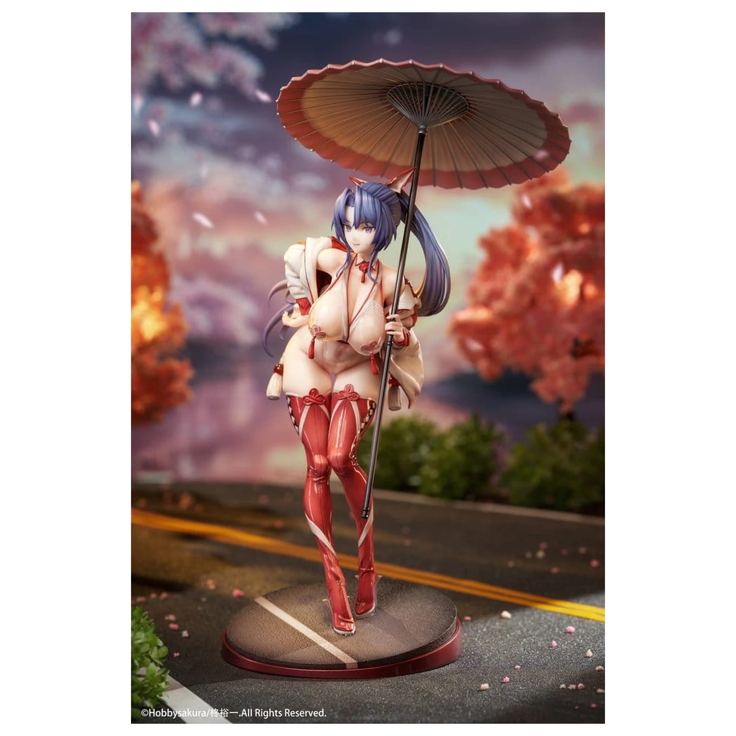Original Character Miko Shoujo PVC Figur 1/7 Miko Race Queen Ver. Deluxe Edition 33 cm Produktfoto