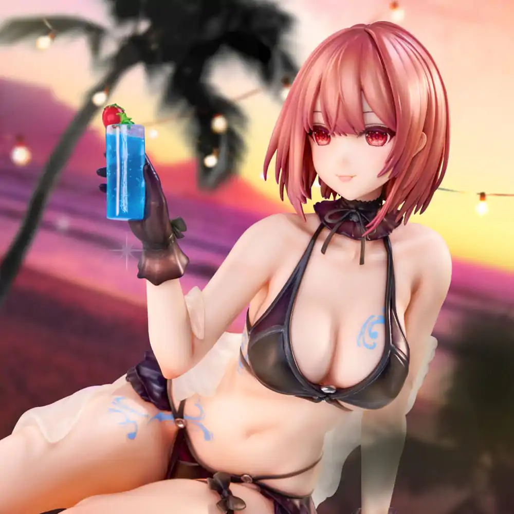 Original Character PVC Statue necömi Illustration One more drink for the vacation 13 cm Produktfoto