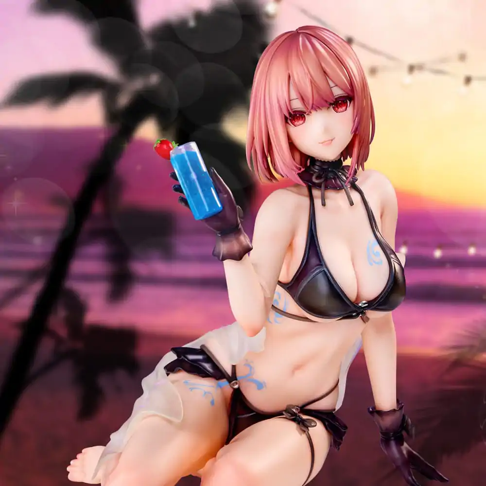 Original Character PVC Statue necömi Illustration One more drink for the vacation 13 cm Produktfoto