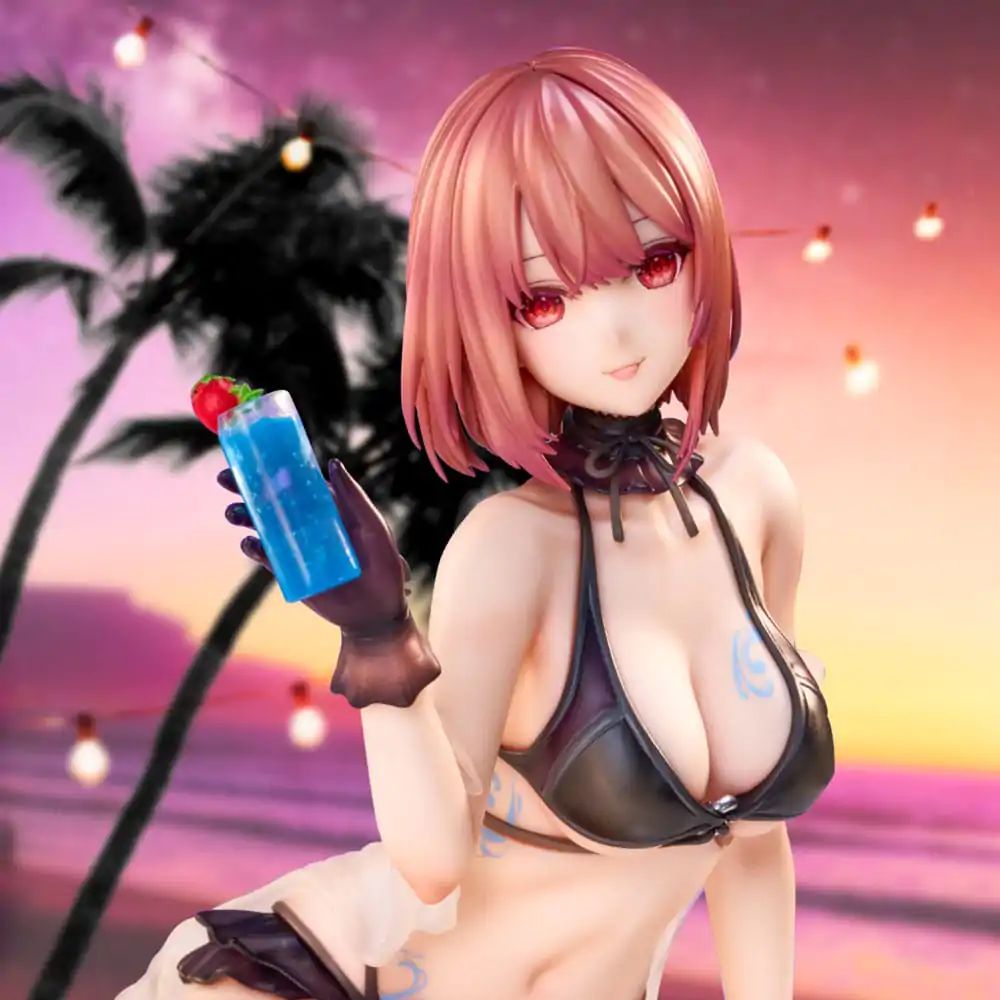 Original Character PVC Statue necömi Illustration One more drink for the vacation 13 cm Produktfoto