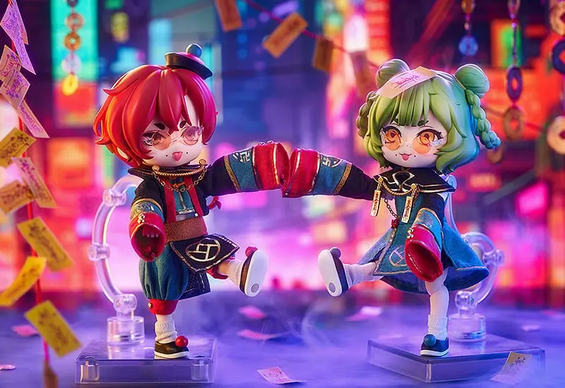 Original Character Nendoroid Doll Actionfigur Chinese-Style Jiangshi Twins: Garlic 14 cm termékfotó