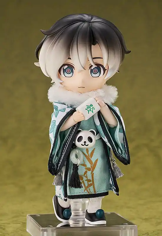 Original Character Nendoroid Doll Actionfigur Chinese-Style Panda Mahjong: Laurier 14 cm termékfotó