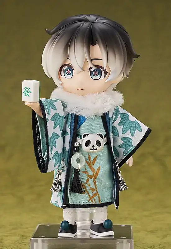 Original Character Nendoroid Doll Actionfigur Chinese-Style Panda Mahjong: Laurier 14 cm termékfotó