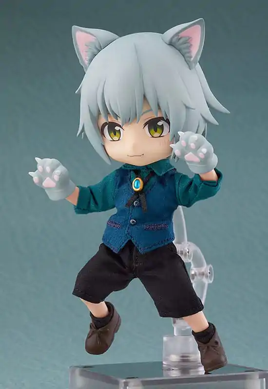 Original Character Nendoroid Doll Actionfigur Wolf: Ash 14 cm (re-run) termékfotó