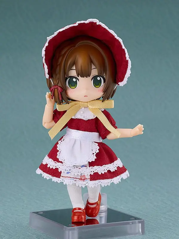 Original Character Nendoroid Doll Figurn Outfit : Old-Fashioned Dress (Red) Produktfoto