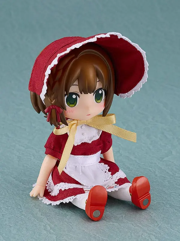 Original Character Nendoroid Doll Figurn Outfit : Old-Fashioned Dress (Red) Produktfoto
