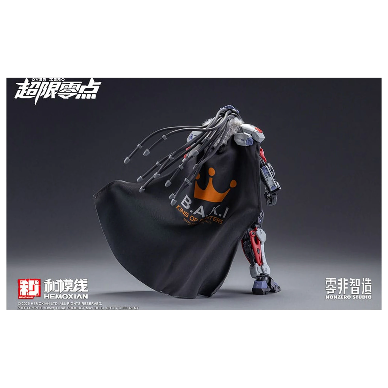 Original Character Over Zero Series Modellbausatz 1/10 Baki 21 cm Produktfoto