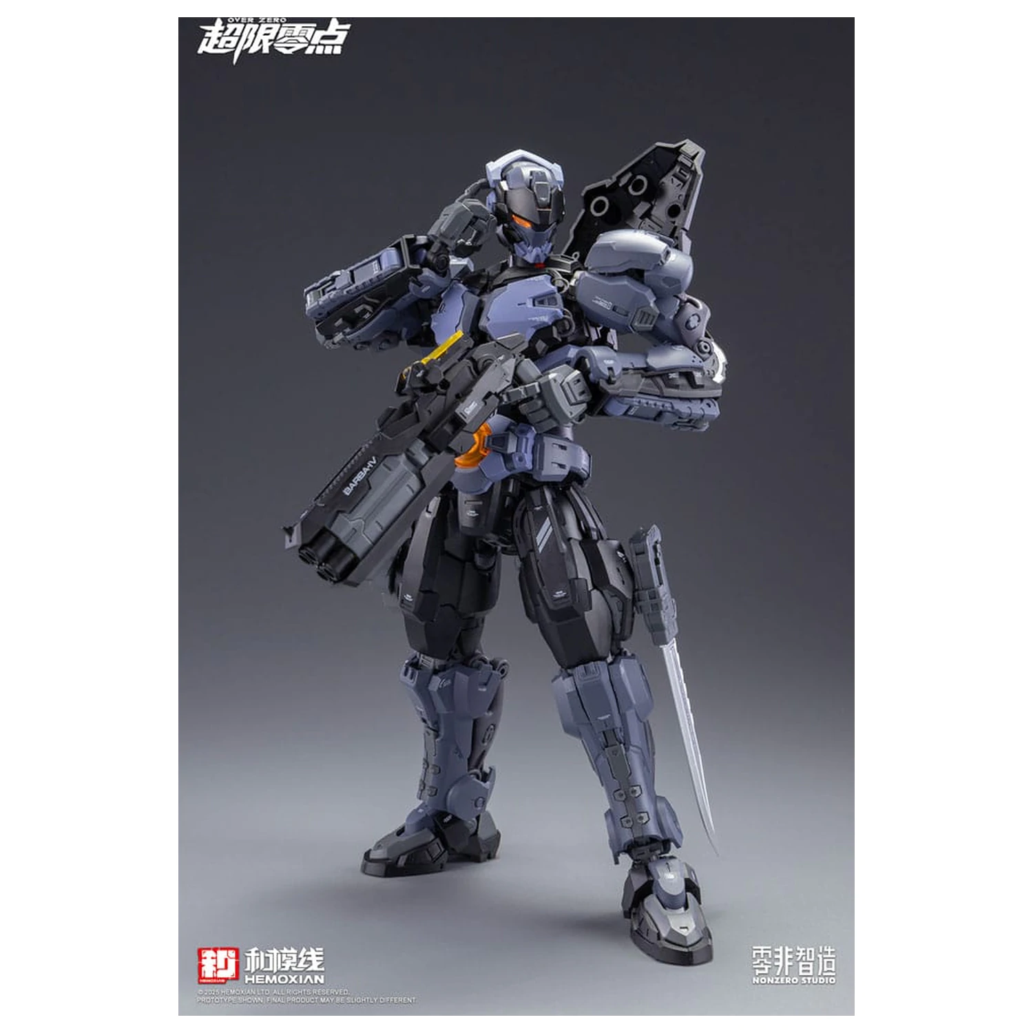 Original Character Over Zero Series Modellbausatz 1/10 Baki 21 cm Produktfoto