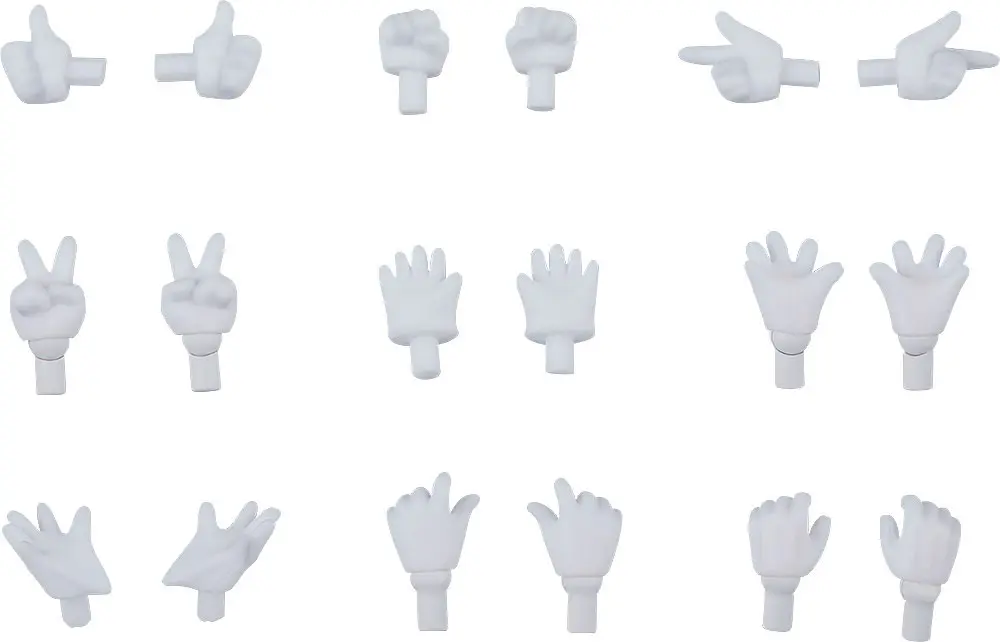 Original Character Zubehör-Set für Nendoroid Doll Actionfiguren Hand Parts Set Gloves Ver. (White) termékfotó