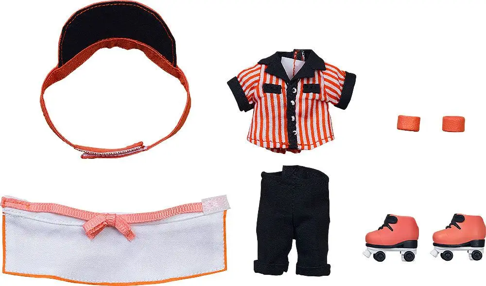 Original Character Zubehör-Set für Nendoroid Doll Actionfiguren Outfit Set: Diner - Boy (Orange) termékfotó