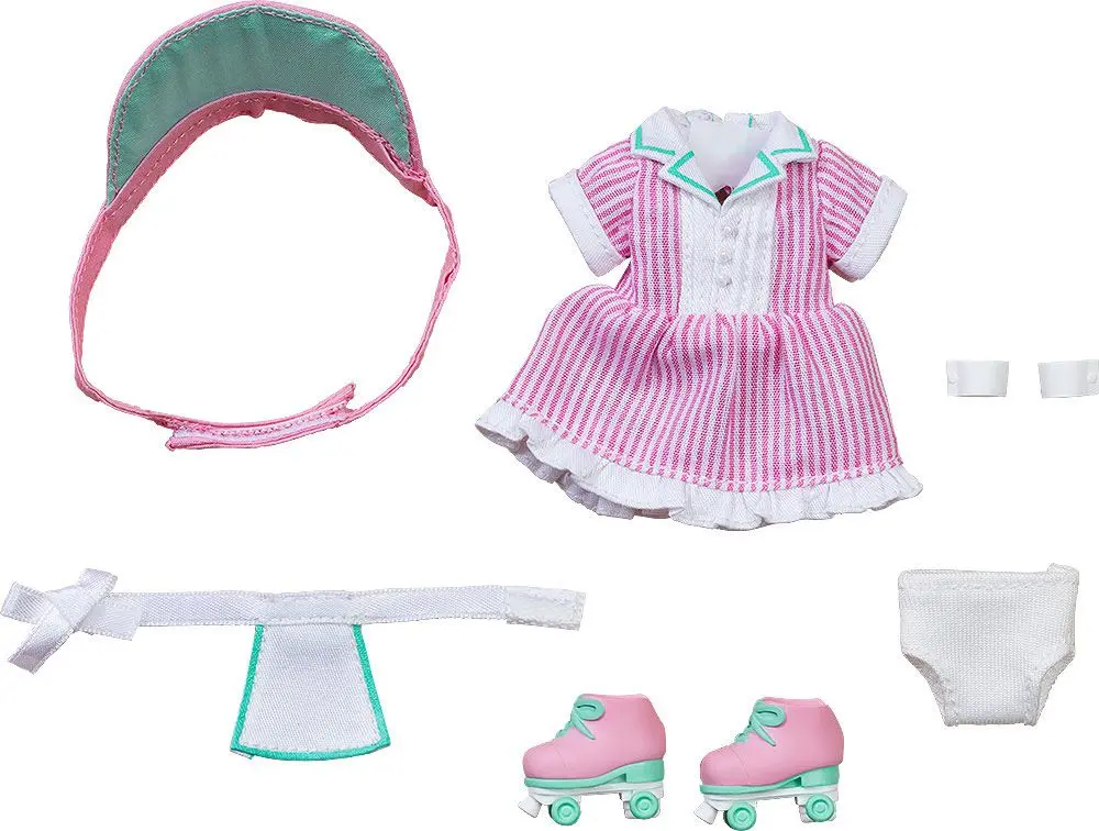 Original Character Zubehör-Set für Nendoroid Doll Actionfiguren Outfit Set: Diner - Girl (Pink) termékfotó