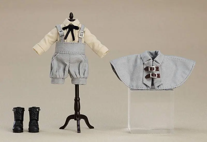 Original Character Zubehör-Set für Nendoroid Doll Actionfiguren Outfit Set Detective - Boy (Gray) termékfotó