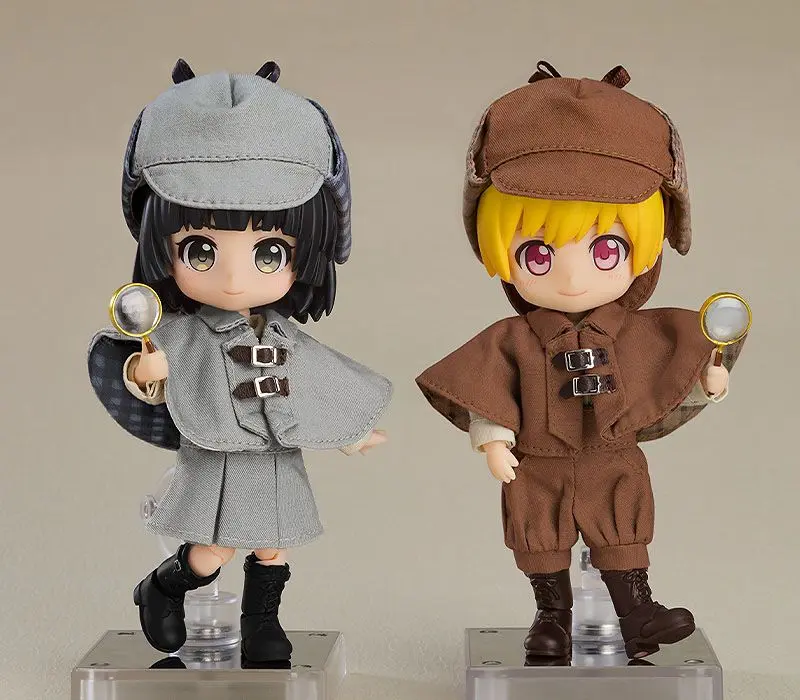 Original Character Zubehör-Set für Nendoroid Doll Actionfiguren Outfit Set Detective - Girl (Gray) termékfotó