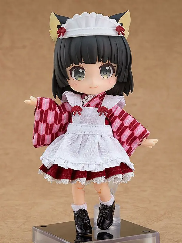 Original Character Zubehör-Set für Nendoroid Doll Actionfiguren Outfit Set Japanese-Style Maid Pink Produktfoto