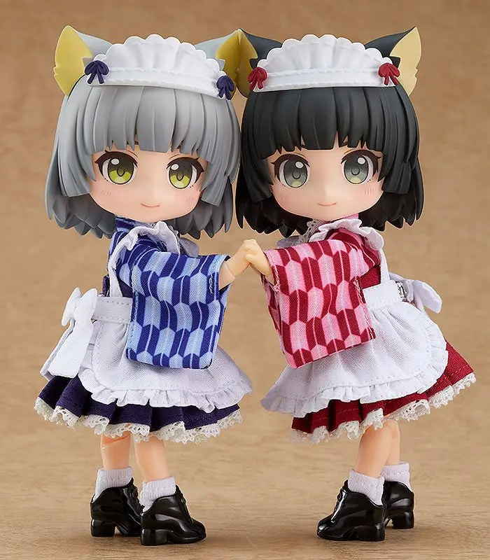 Original Character Zubehör-Set für Nendoroid Doll Actionfiguren Outfit Set Japanese-Style Maid Pink Produktfoto