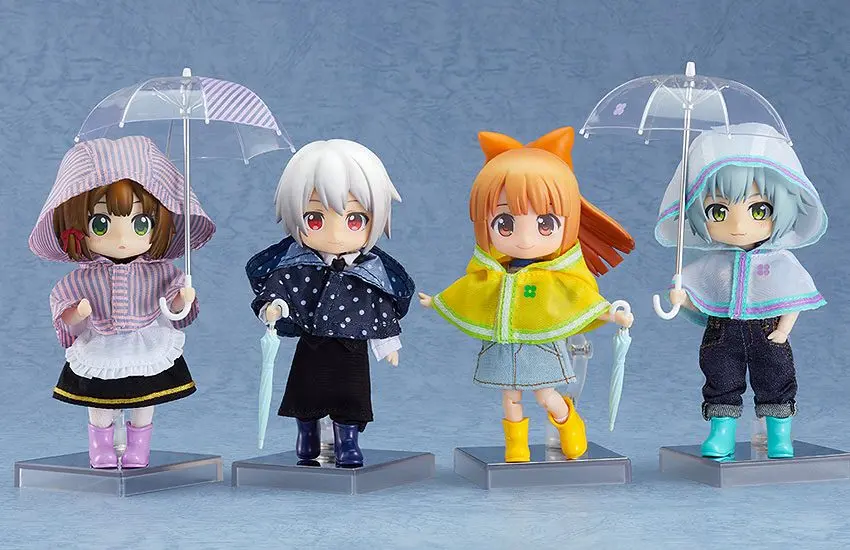 Original Character Zubehör-Set für Nendoroid Doll Actionfiguren Outfit Set Rain Poncho - Yellow Produktfoto