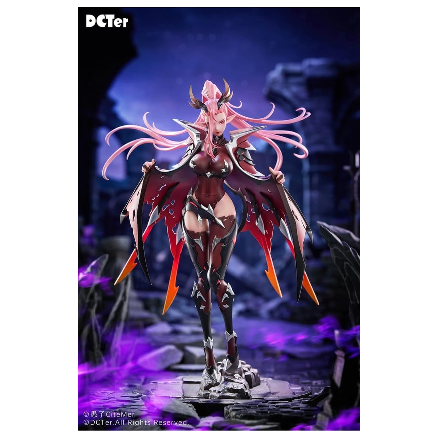 Original Character PU Figur 1/7 Heslion Draco Bellatrix Feminina 27 cm Produktfoto