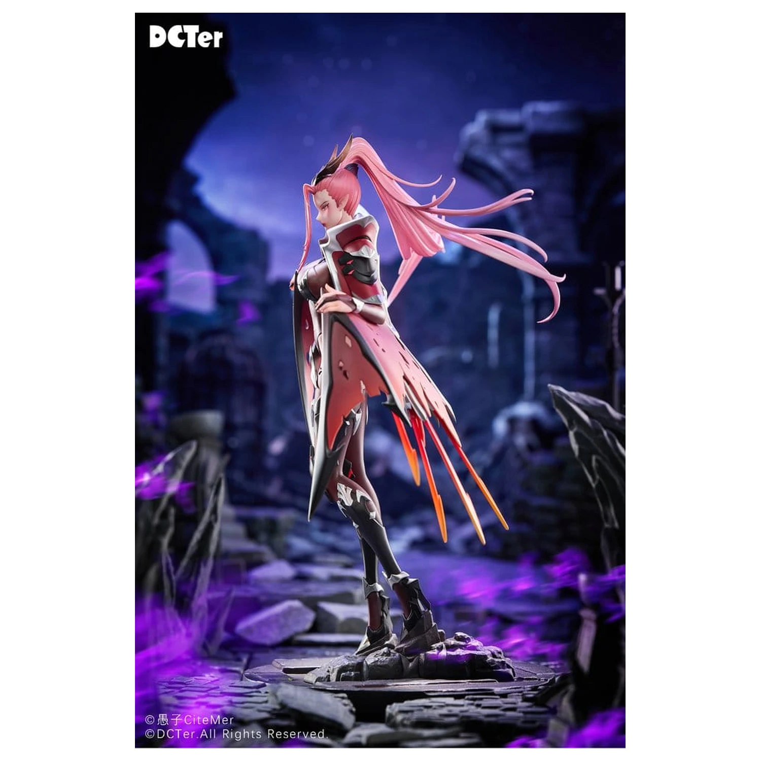 Original Character PU Figur 1/7 Heslion Draco Bellatrix Feminina 27 cm Produktfoto