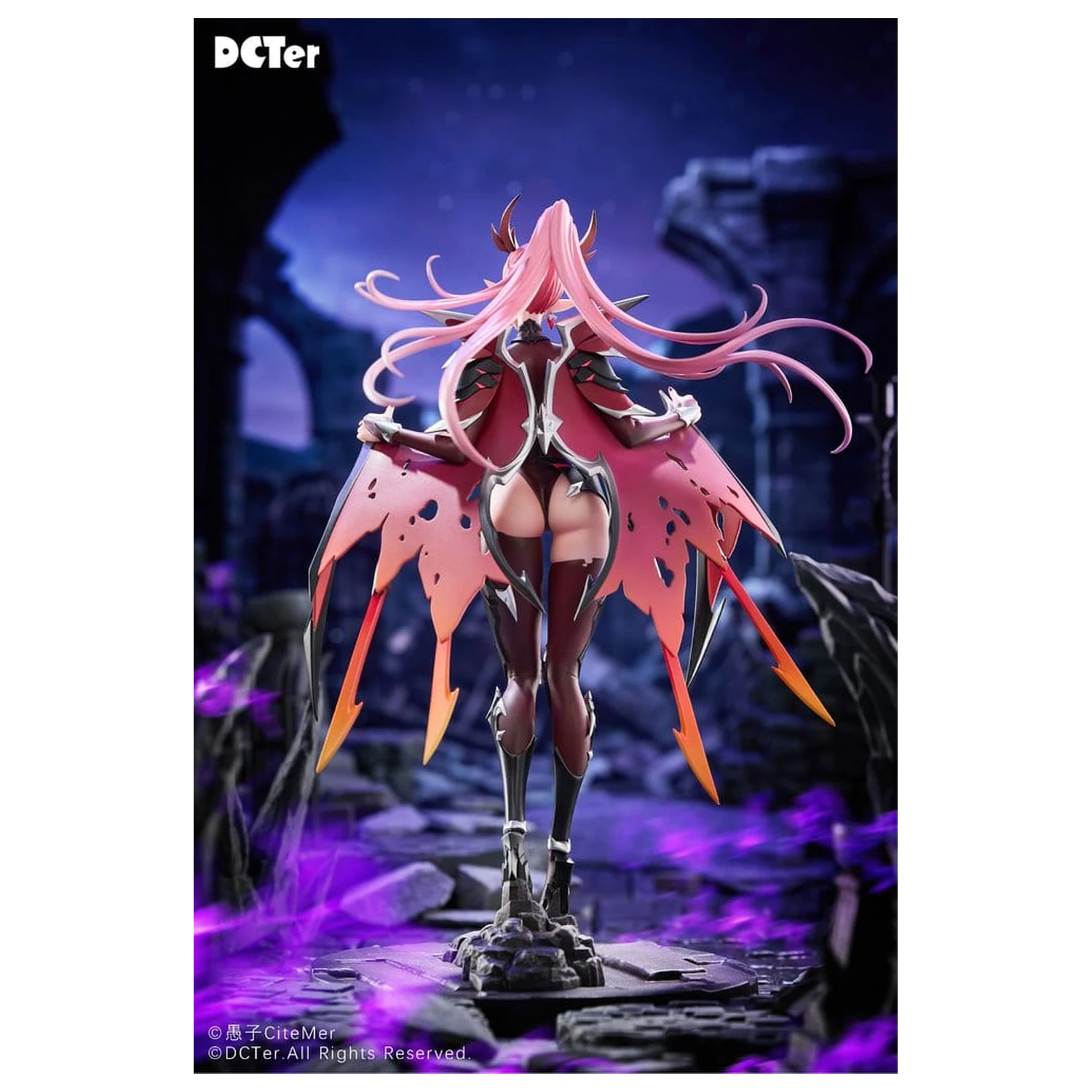 Original Character PU Figur 1/7 Heslion Draco Bellatrix Feminina 27 cm Produktfoto