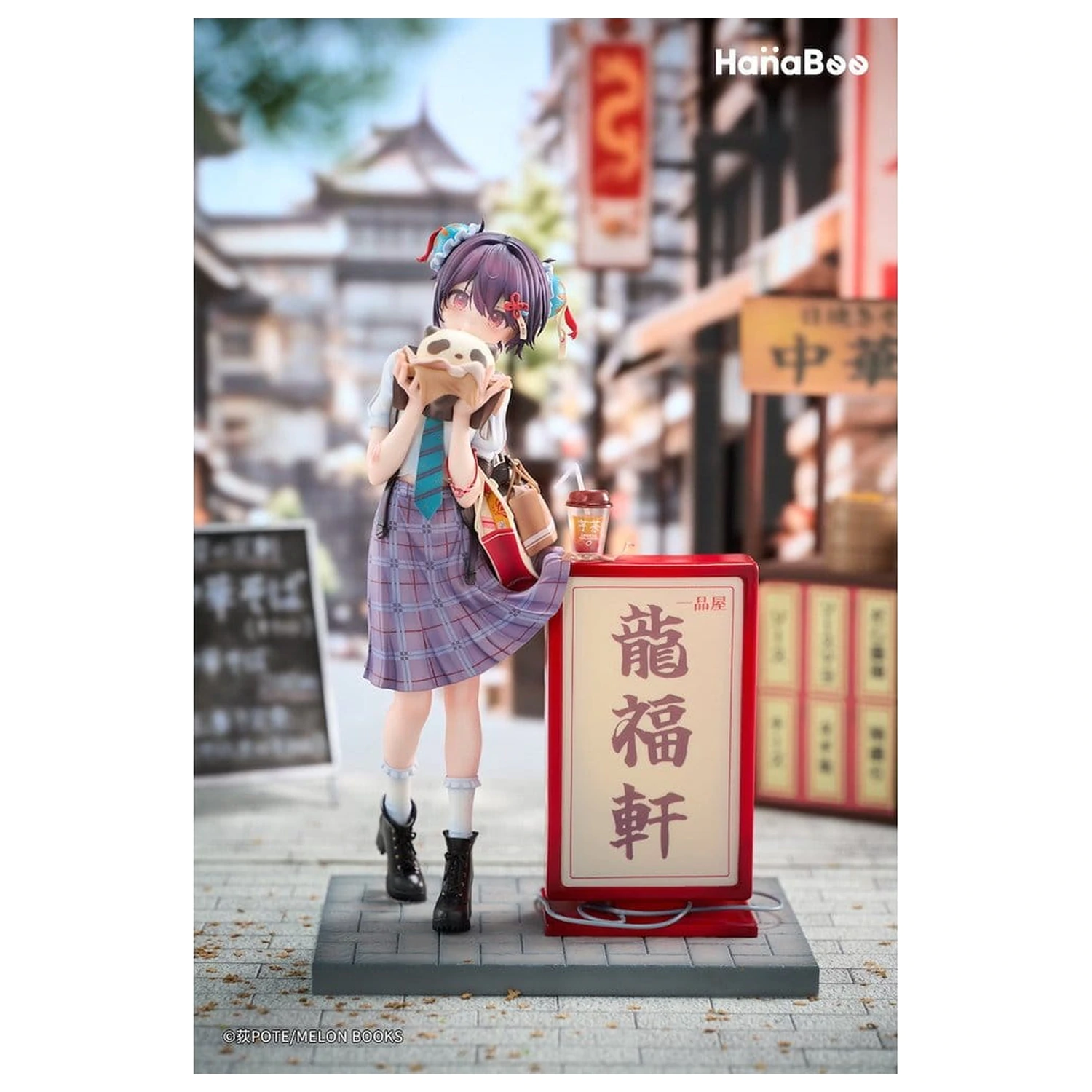 Original Character PVC Figur 1/6 Panda Nikuman-chan Deluxe Edition 26 cm Produktfoto
