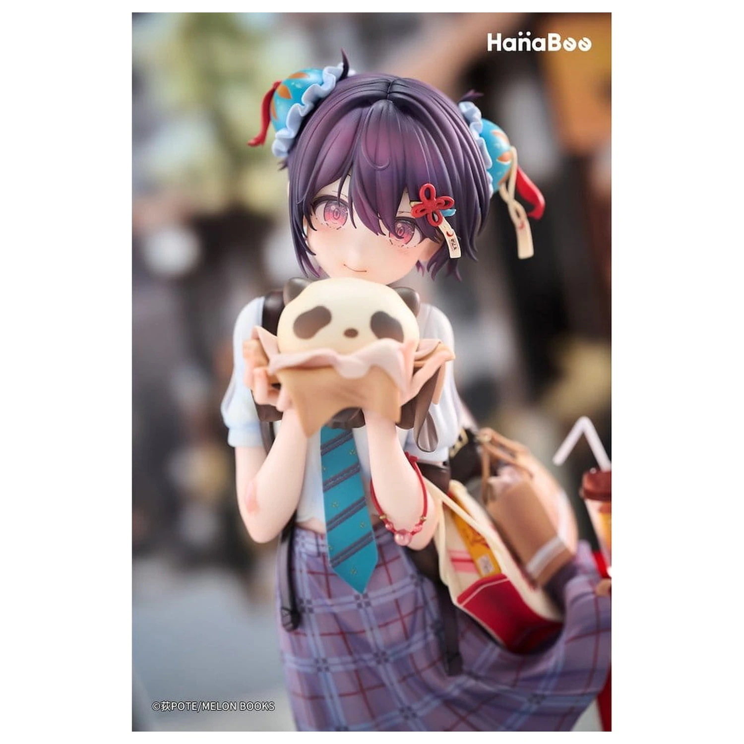 Original Character PVC Figur 1/6 Panda Nikuman-chan Deluxe Edition 26 cm Produktfoto