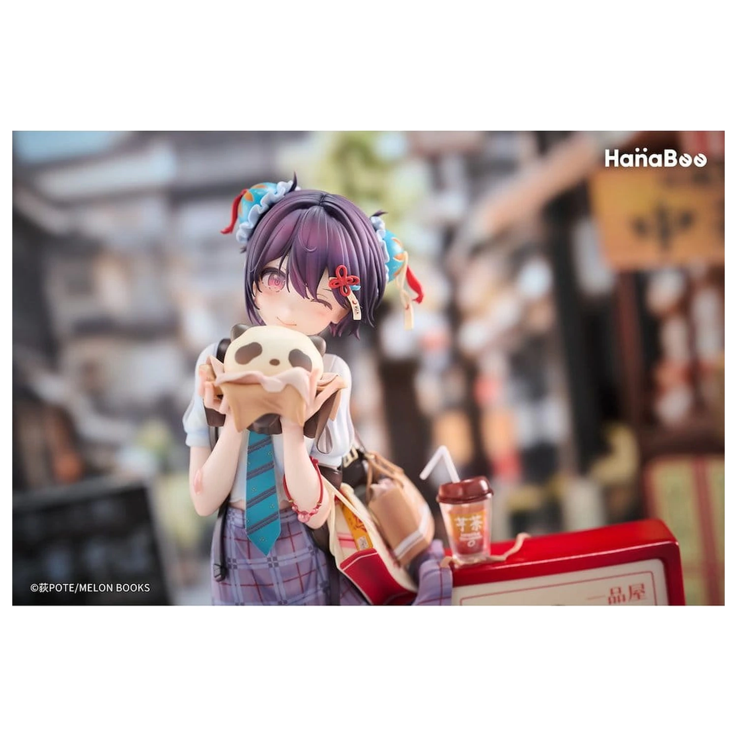 Original Character PVC Figur 1/6 Panda Nikuman-chan Illustrated by Ogipote 26 cm Produktfoto