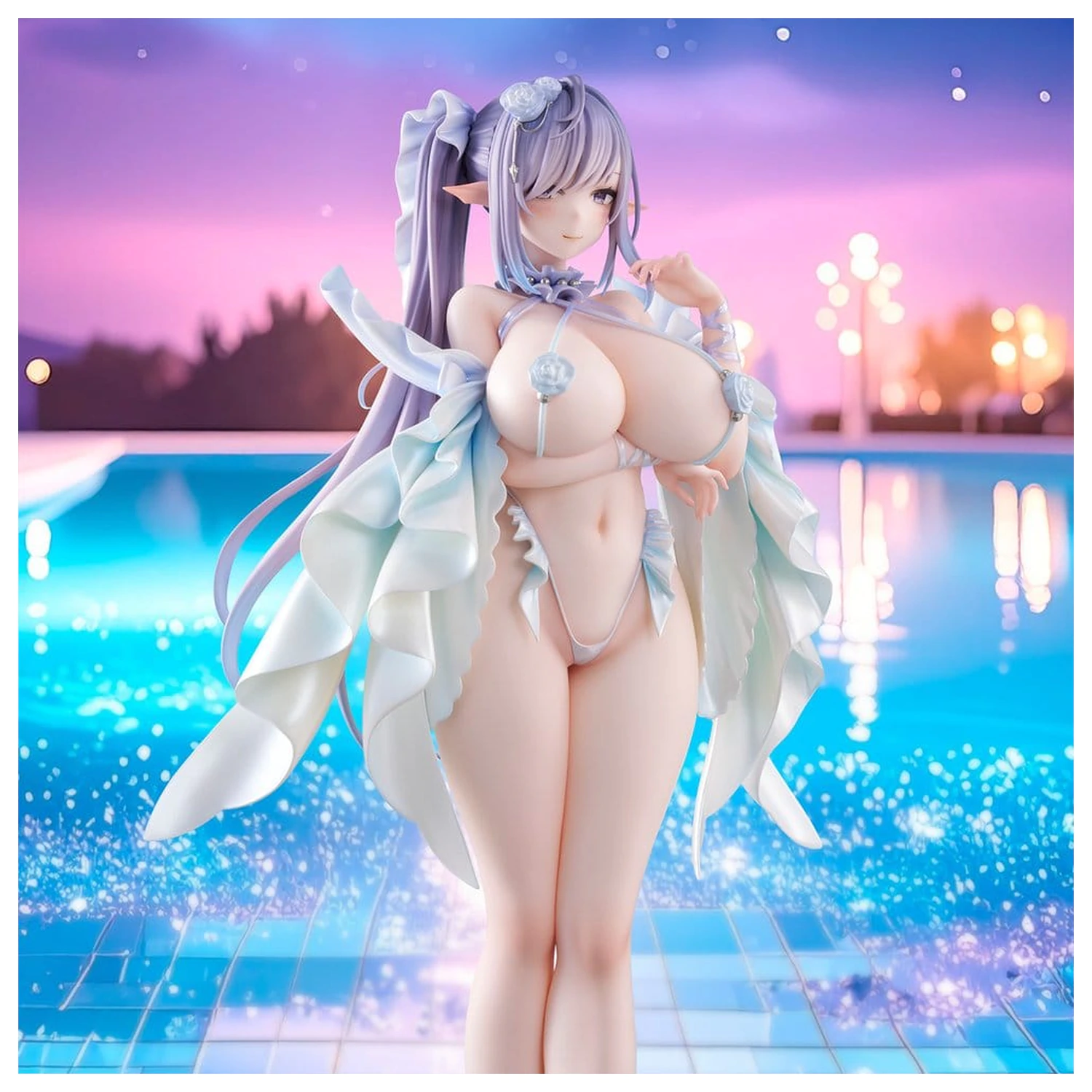 Original Character PVC-Statue Gekka Bijin Illustration von Sorana Niiro 29 cm Produktfoto