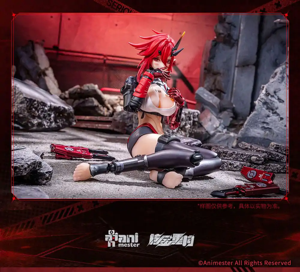 Original Character nahtlose Action-Figur 1/9 Wolf-Mastiff Force Karas Samurai 20 cm Produktfoto